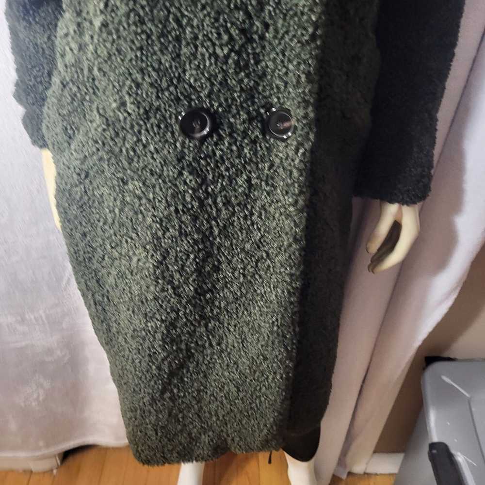 Zara Womens Long Olive Green Coat Sz XS
..in Grea… - image 5