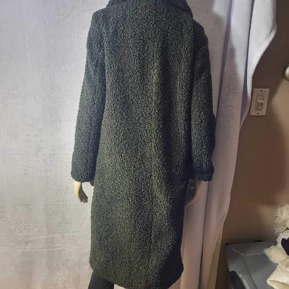 Zara Womens Long Olive Green Coat Sz XS
..in Grea… - image 6