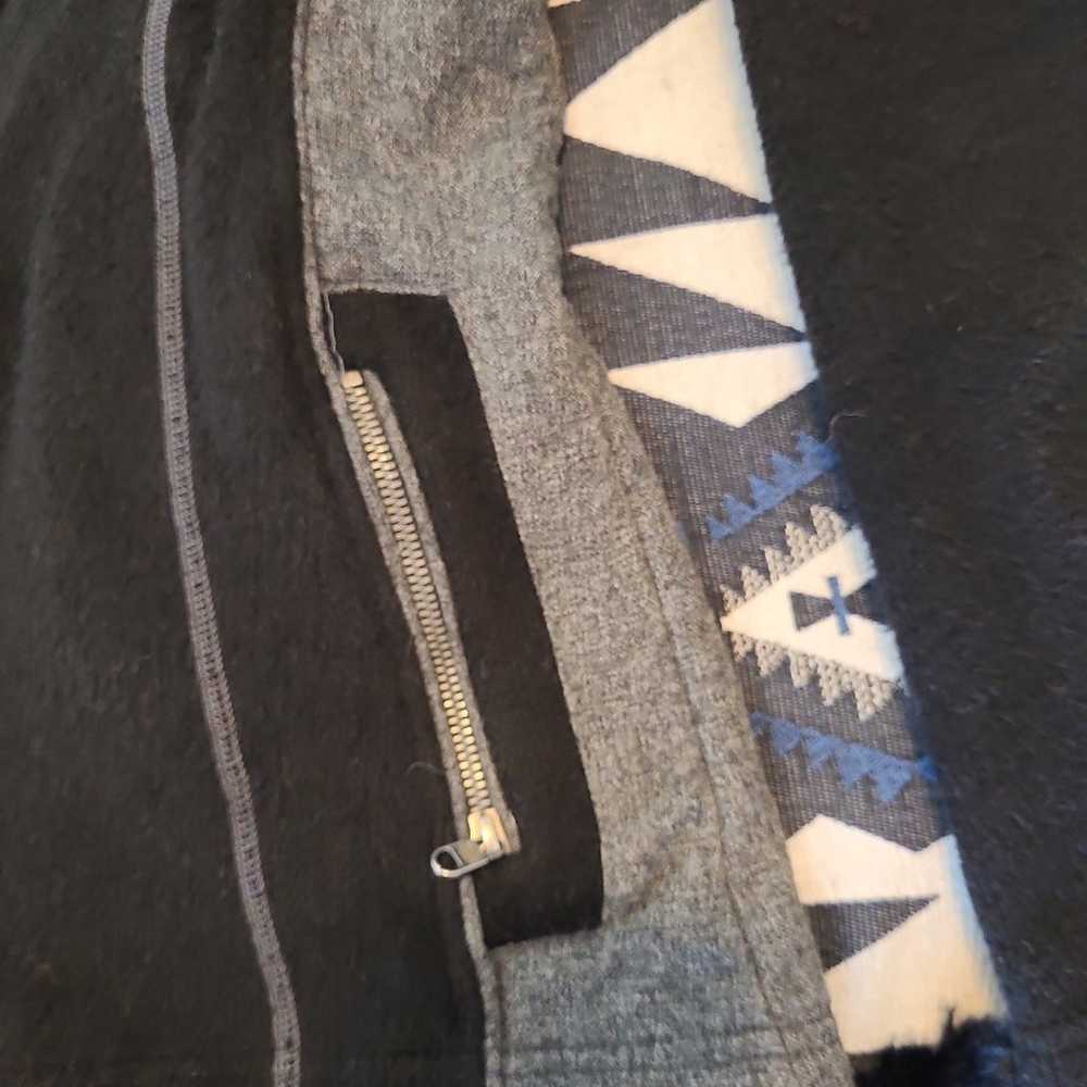 Women's Kuhl Fleece Black and Gray Zip Up Jacket … - image 2