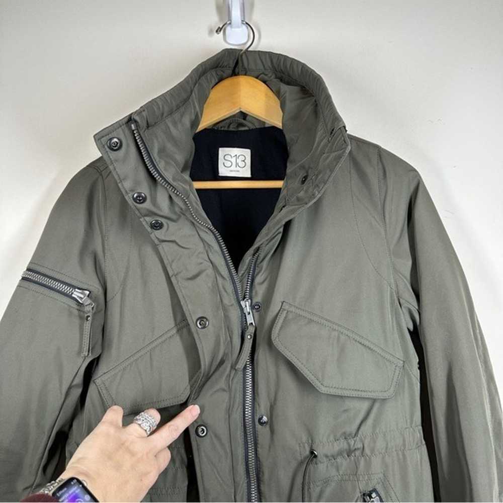 S13 New York Field Parka Jacket in Olive Green XS - image 2