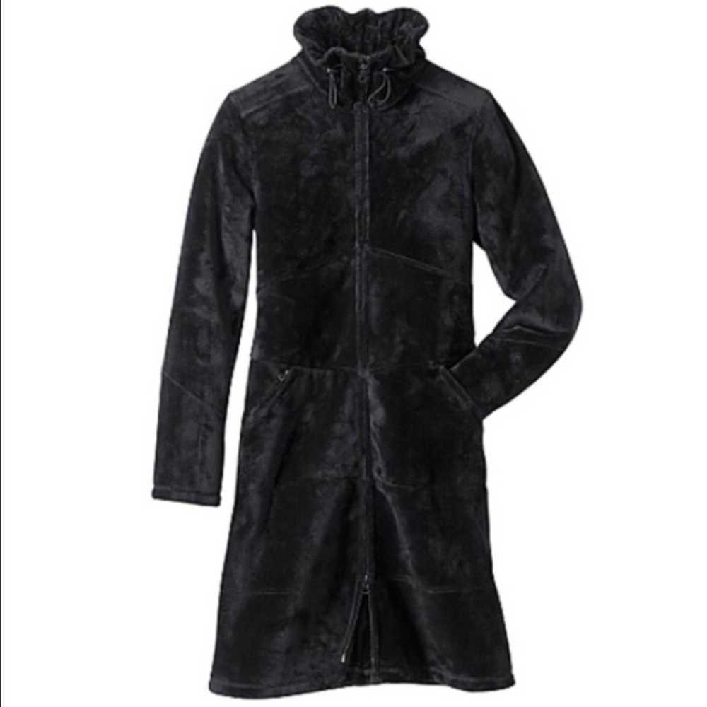 Athleta Minka Plush Black Thermal Longline Coat - image 11