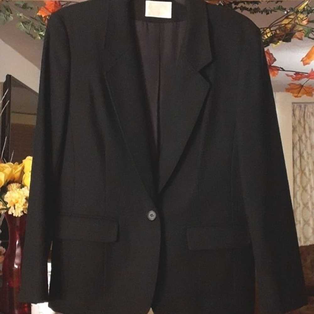 Pendleton Black Blazer Suit Jacket,Size XS - image 2