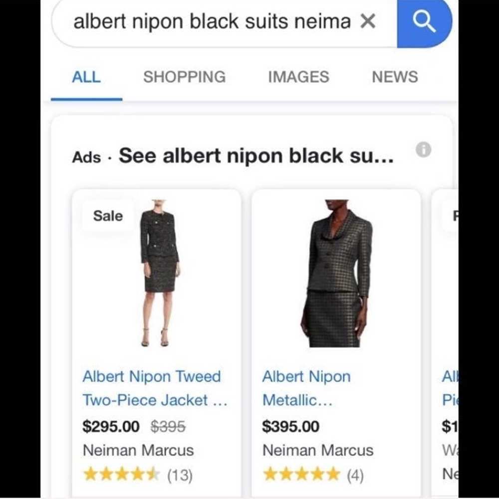 Albert Nipon Skirt Suit Neiman Marcus - image 10