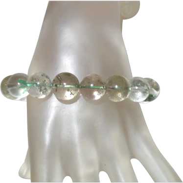 Genuine Natural Green Phantom Quartz Bracelet