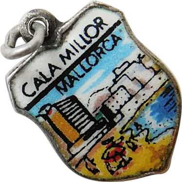 800 Silver & Enamel CALA MILLOR MAJORCA Mallorca C