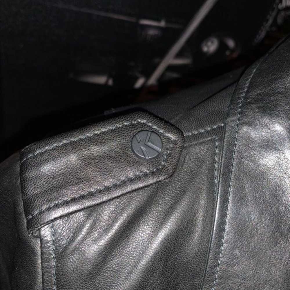 Karl Lagerfeld Leather Moto Jacket - image 5