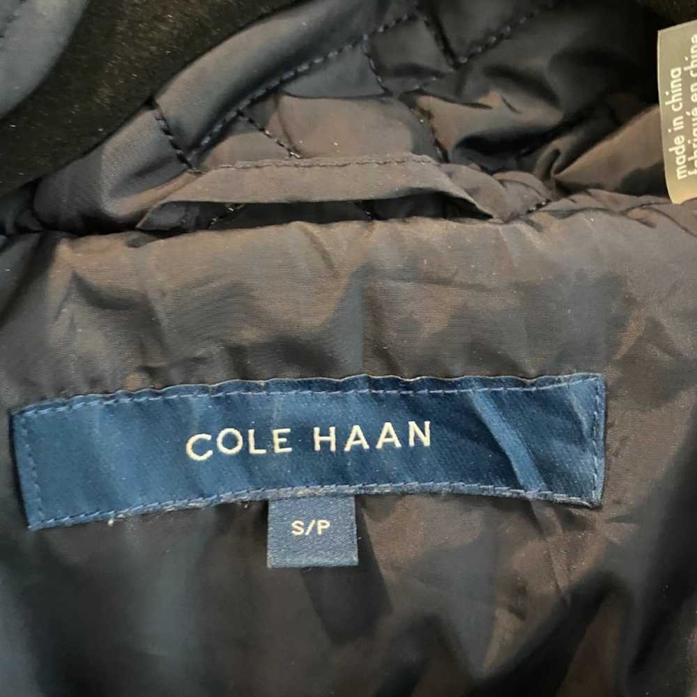 Cole Haan Navy Quilted Jacket Sz S NWOT - image 3
