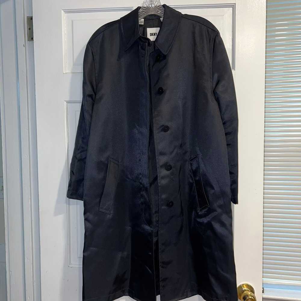 Long Black DKNY Jacket - image 8