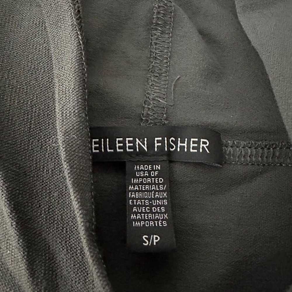 Eileen Fisher Gray Lightweight Longline Hooded Zi… - image 8