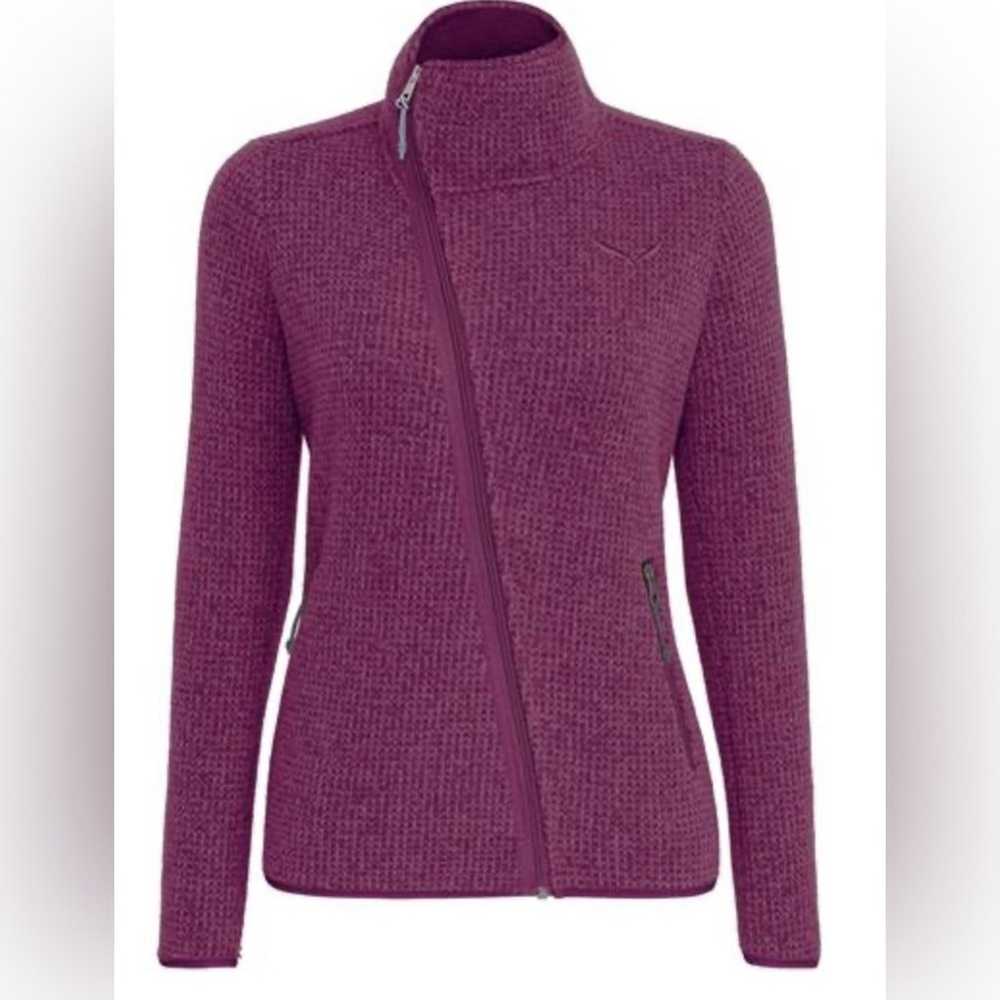 Salewa Corda 2 Layer Wool Jacket Asymmetrical Ita… - image 1