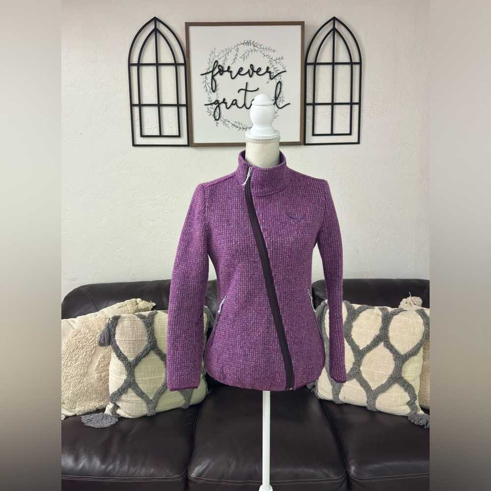 Salewa Corda 2 Layer Wool Jacket Asymmetrical Ita… - image 2