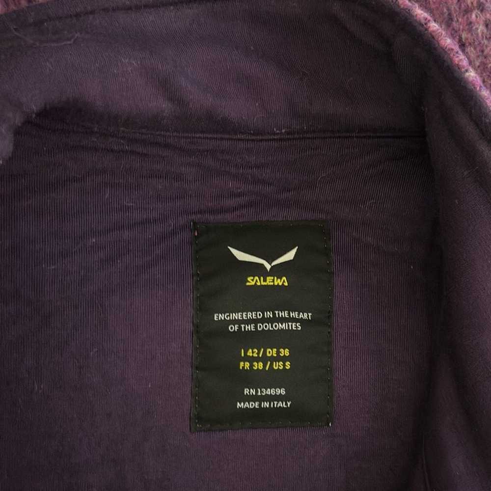 Salewa Corda 2 Layer Wool Jacket Asymmetrical Ita… - image 6