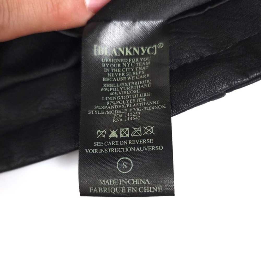 BLANK NYC Vegan Leather Asymmetrical Moto Jacket … - image 7