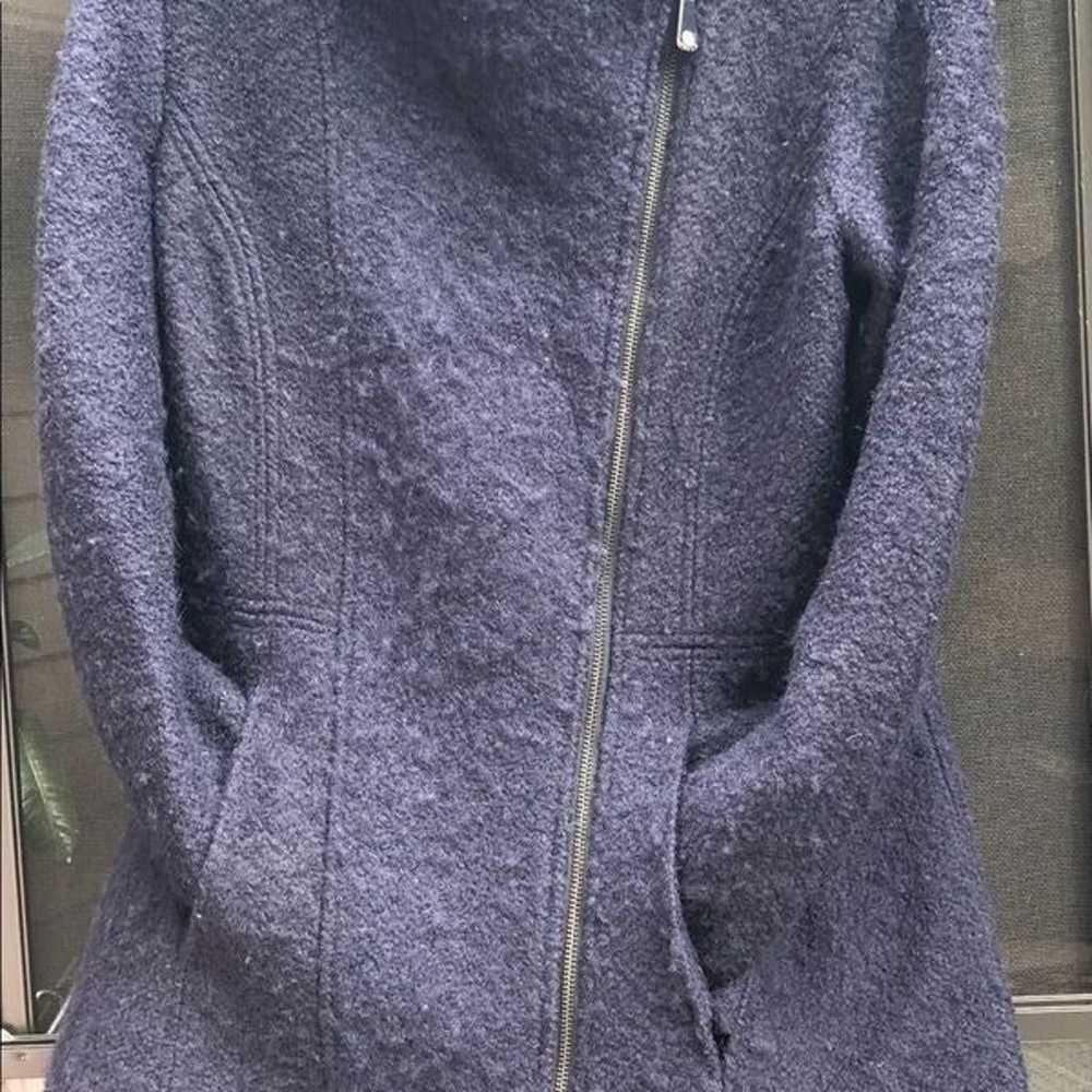 Guess wool Navy blue coat - image 5