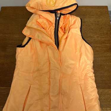 Lululemon Glacier Fleece Lined Hood Vest Burning … - image 1