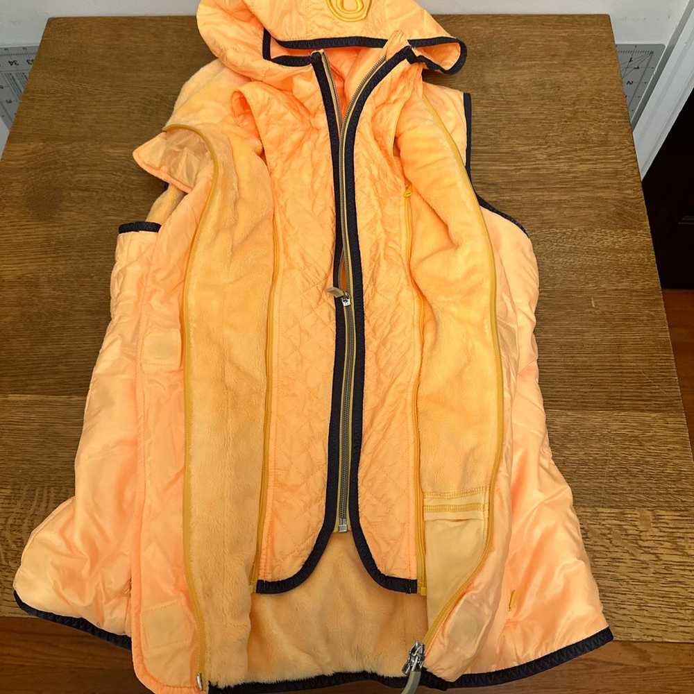 Lululemon Glacier Fleece Lined Hood Vest Burning … - image 4