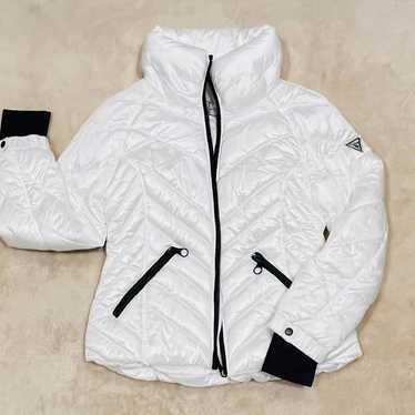 Guess Pearl White and Black Mesium Jacket - image 1