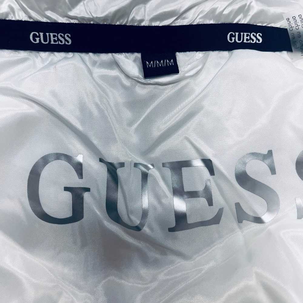 Guess Pearl White and Black Mesium Jacket - image 3