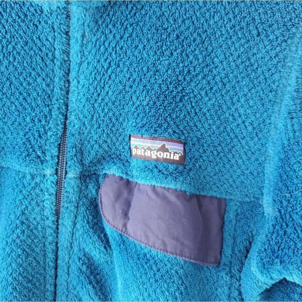 Patagonia teal fleece jacket - image 4