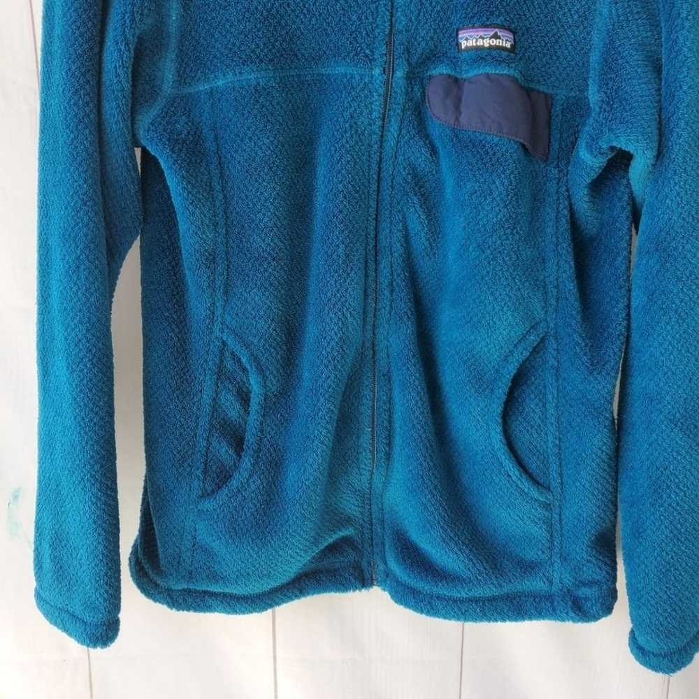 Patagonia teal fleece jacket - image 5