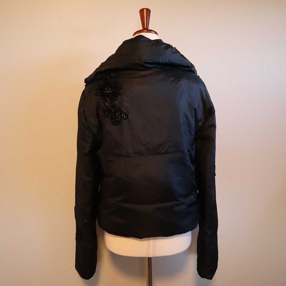 Vintage Guess Black Puffer Jacket with Velvet Flo… - image 6