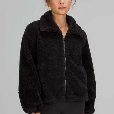 Lululemon cinchable fleece zip up