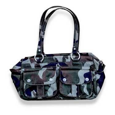 vintage Y2k camo shoulder baguette cargo bag - image 1