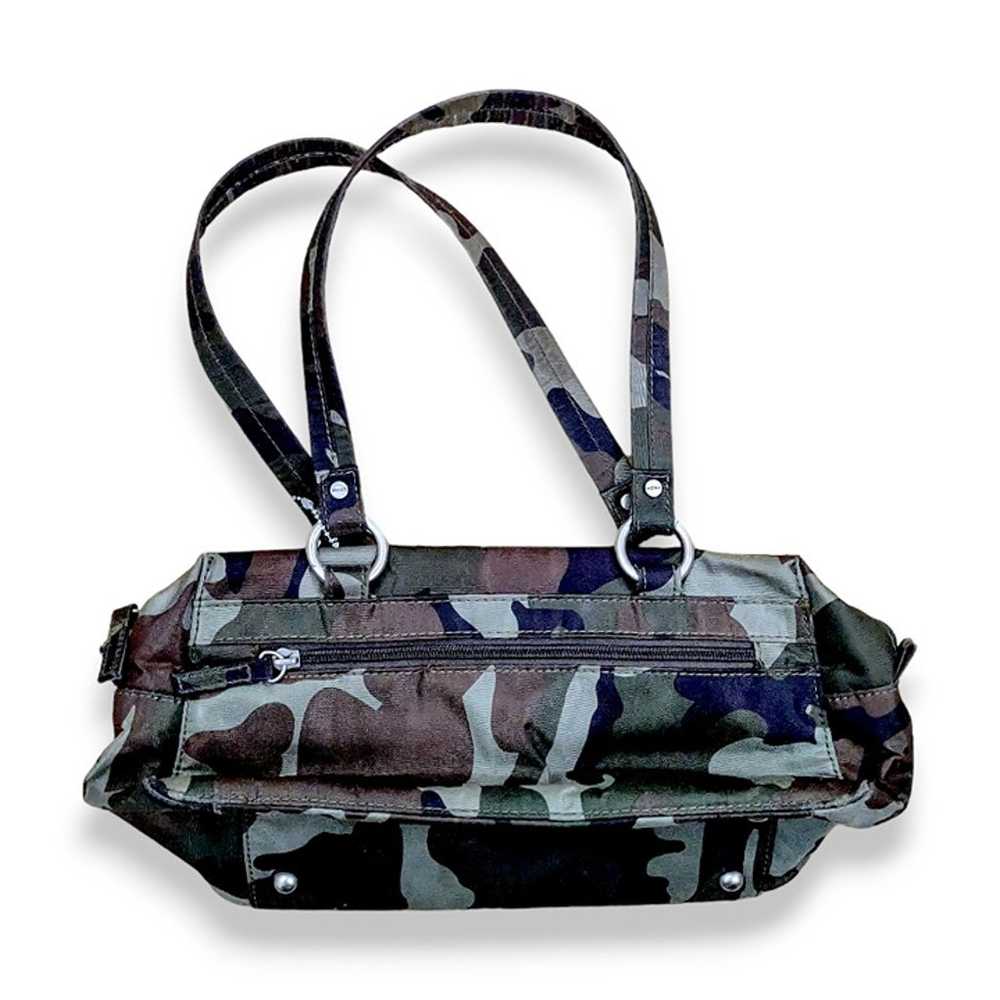 vintage Y2k camo shoulder baguette cargo bag - image 2