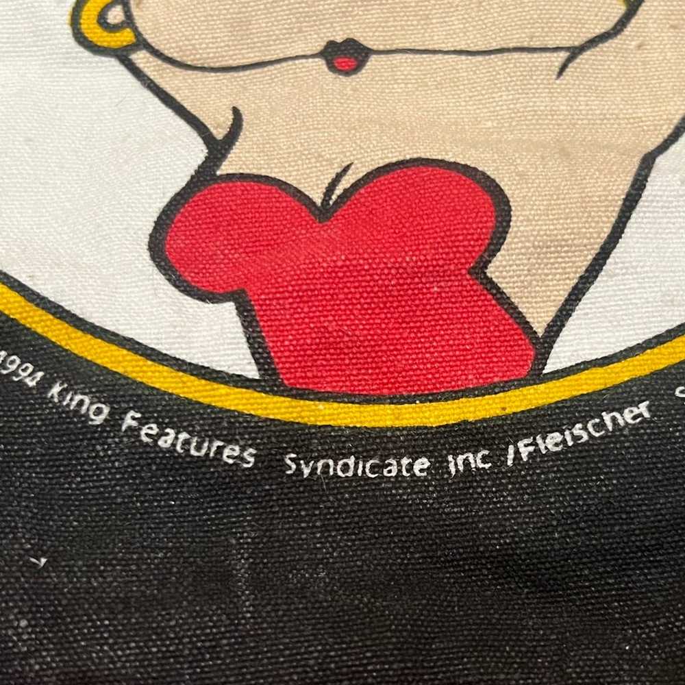 Vintage 1994 Betty Boop Red and Black Duffle Bag - image 3
