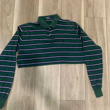 Polo by Ralph Lauren 90’s Vintage Striped Pique L… - image 1