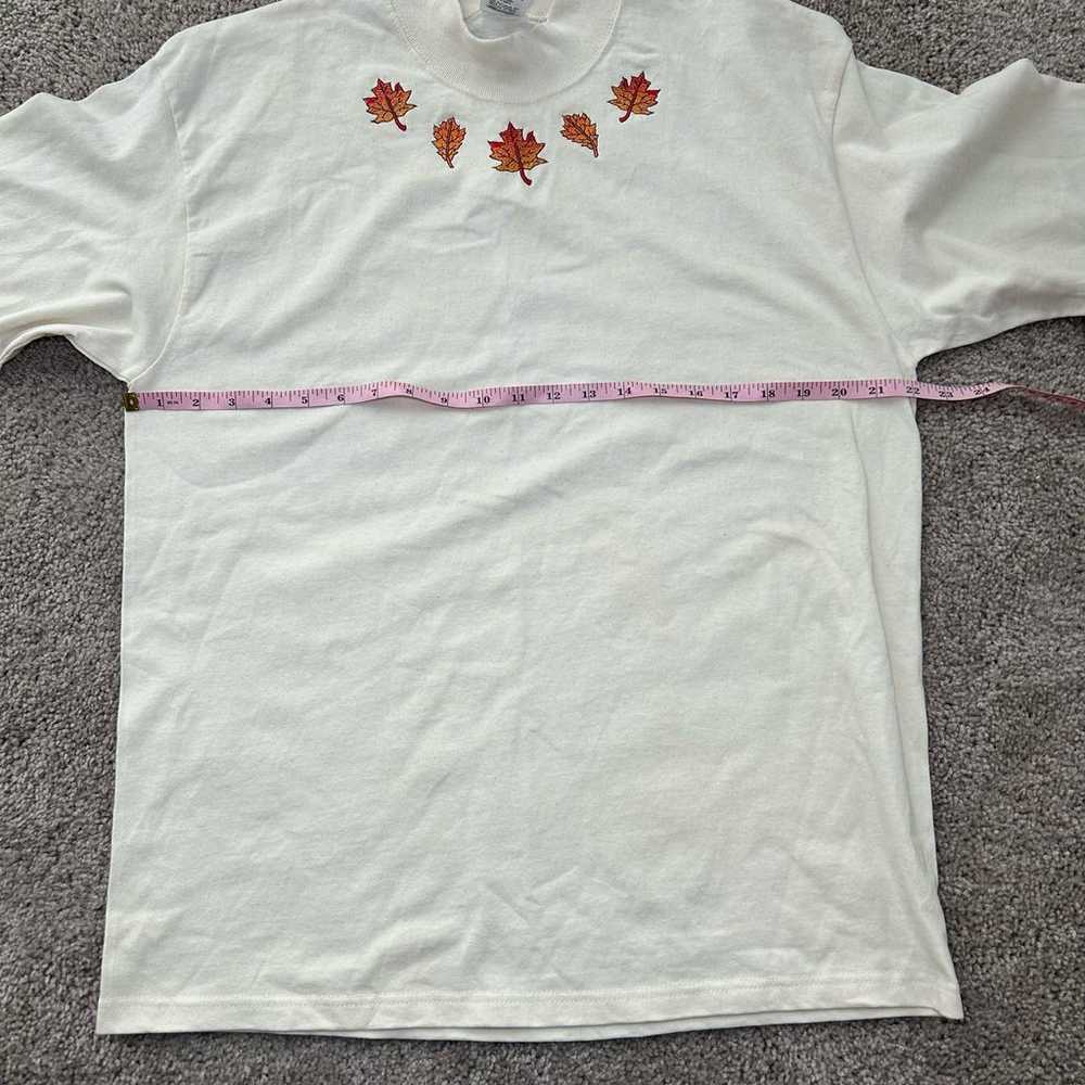 Vintage Fall Turtleneck Mocknek Long Sleeve Shirt… - image 2