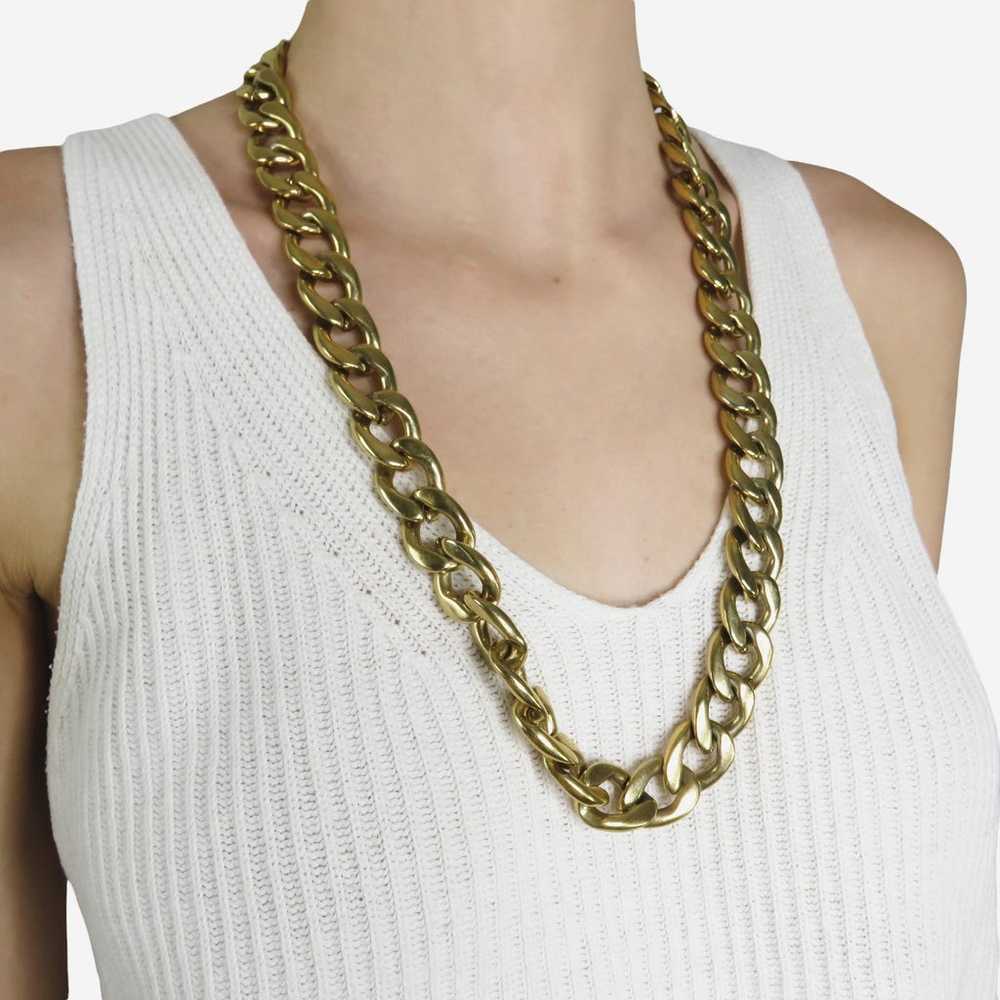 Vintage 14th & Union Chunky Gold Chain Necklace - image 5