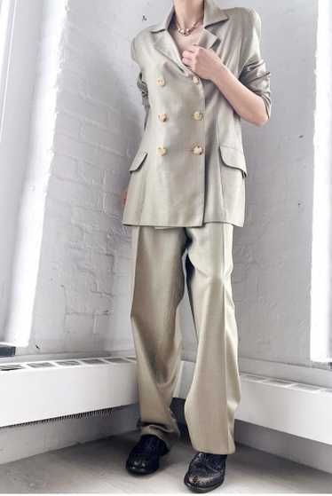 French silk suit