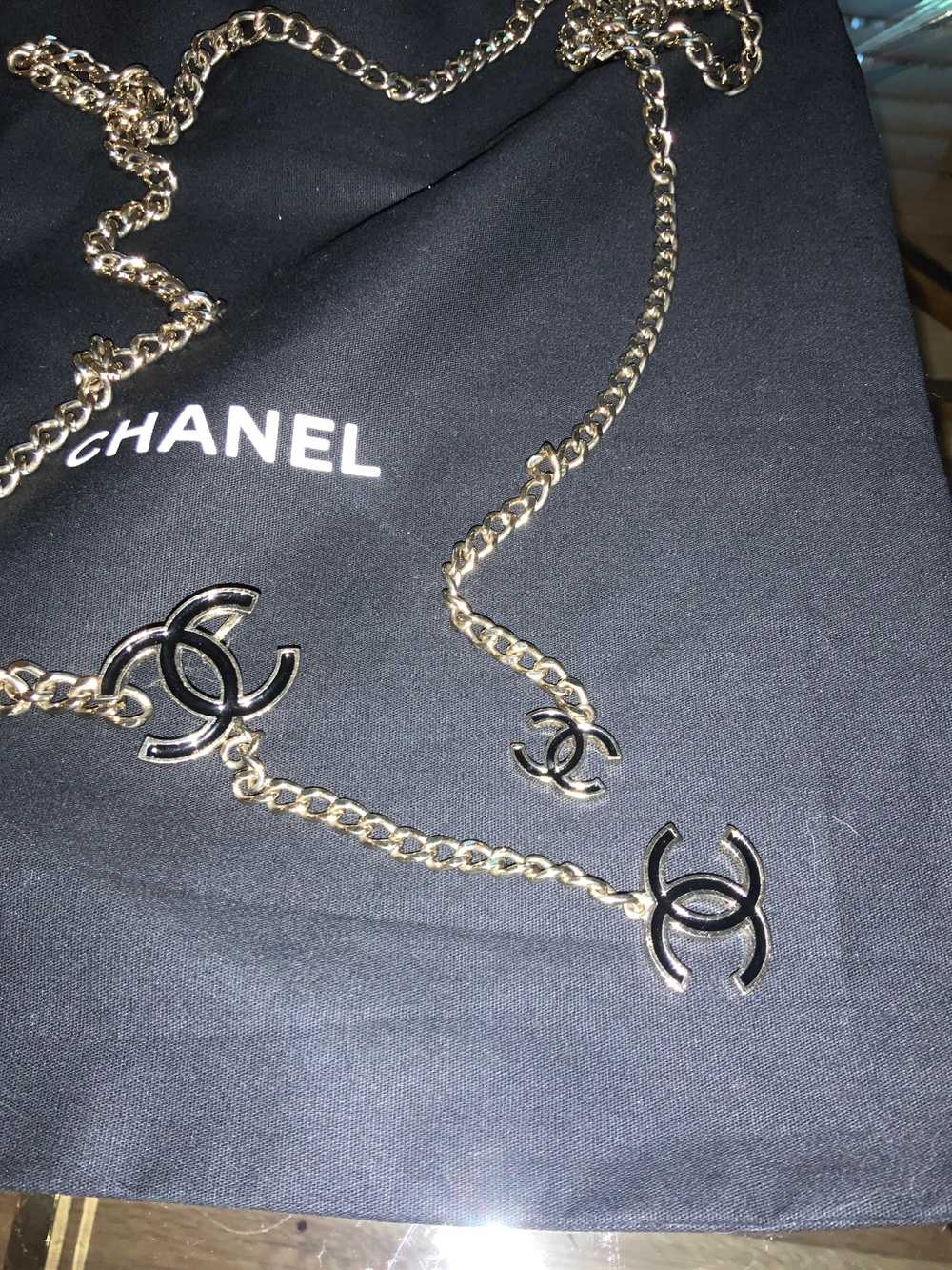 Product Details Chanel Champagne Gold CC Chain Be… - image 3