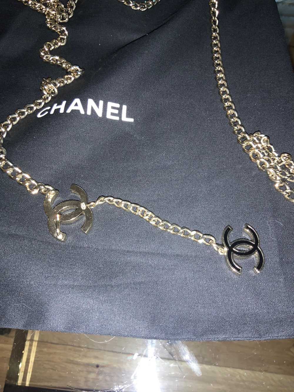 Product Details Chanel Champagne Gold CC Chain Be… - image 4