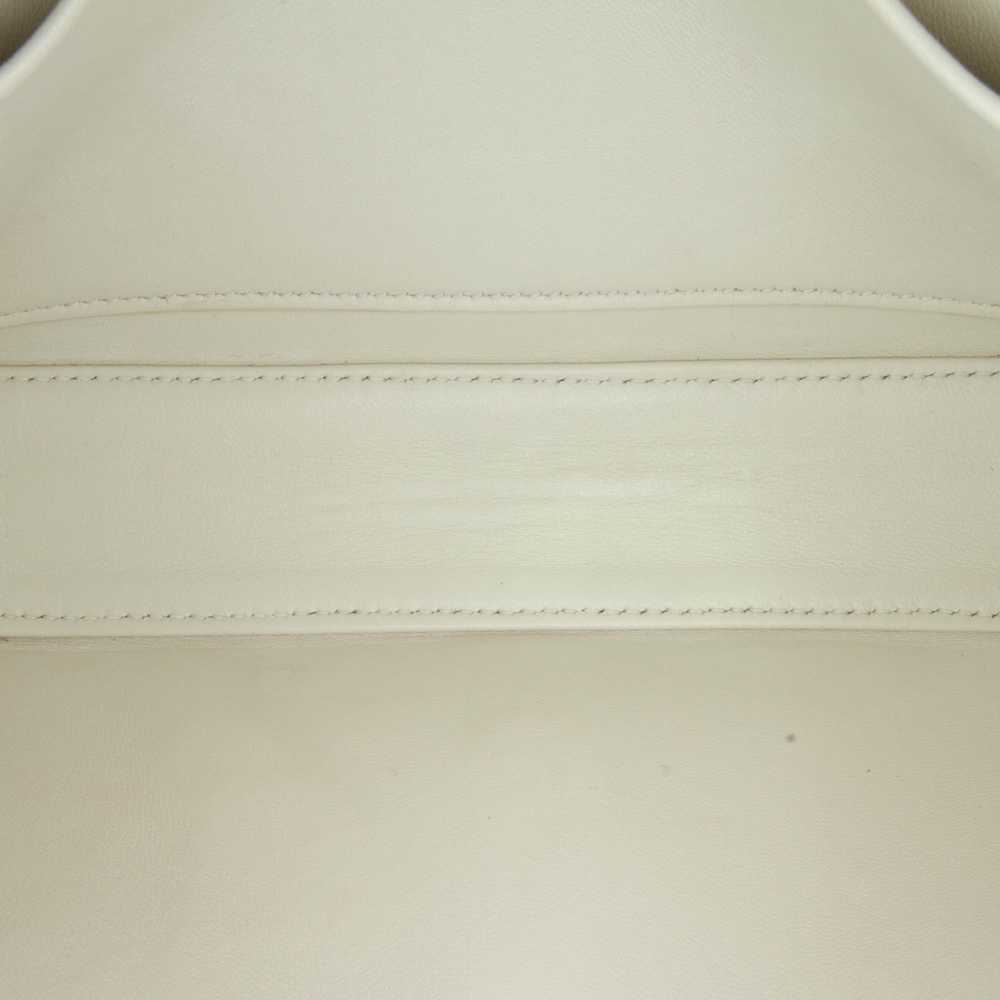 Product Details Celine White Cuir Triomphe Chain … - image 6