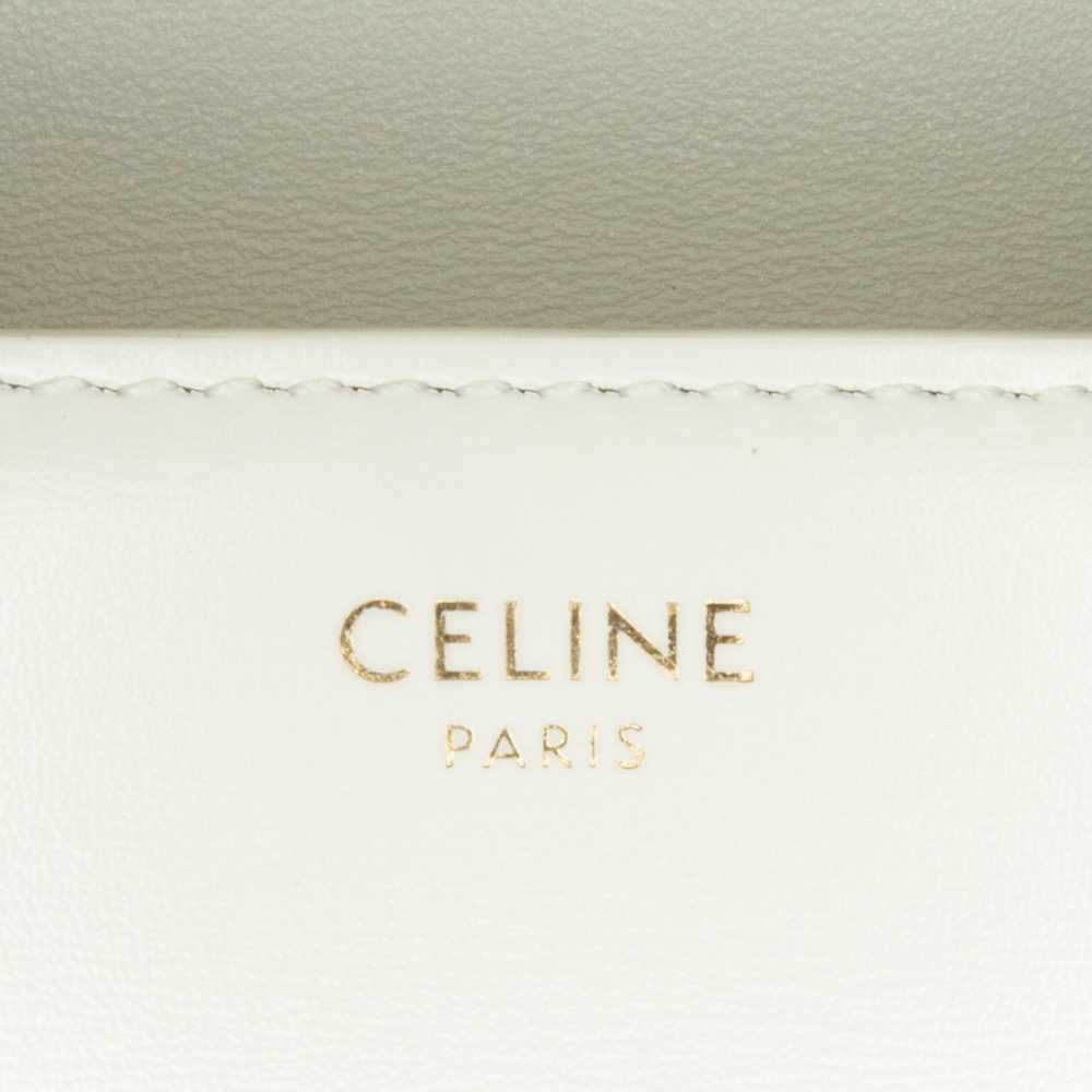 Product Details Celine White Cuir Triomphe Chain … - image 7