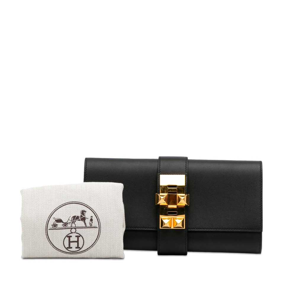 Product Details Hermes Medor Clutch Bag in Black … - image 10
