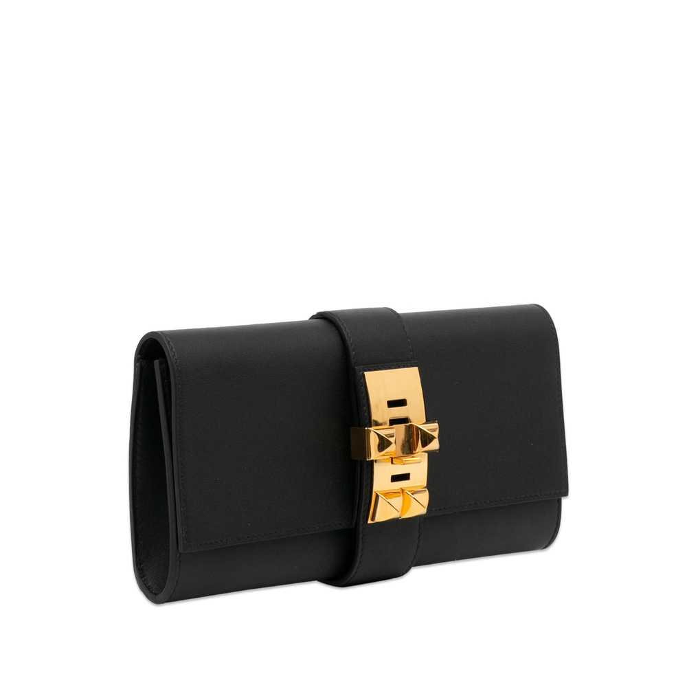 Product Details Hermes Medor Clutch Bag in Black … - image 2
