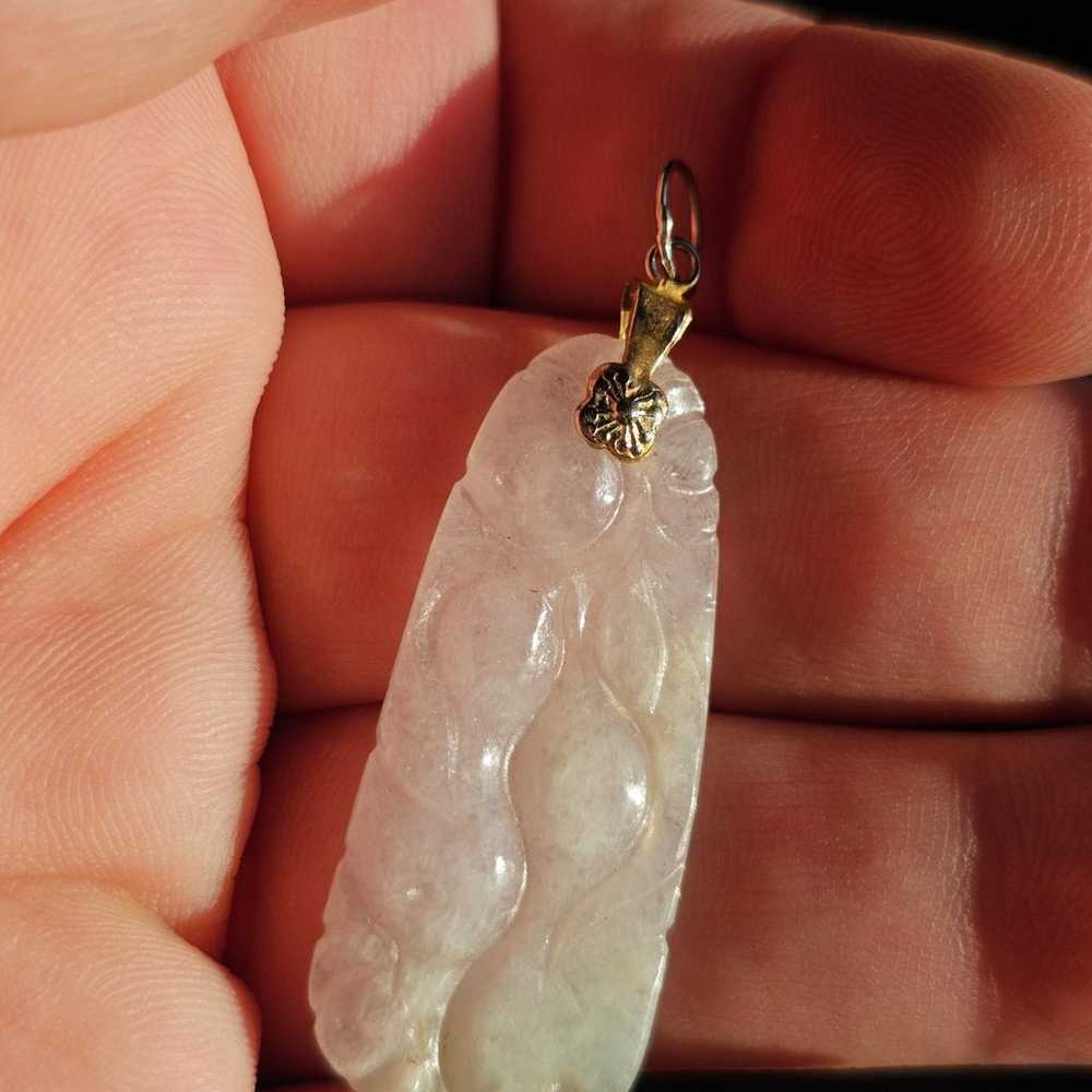 Genuine jade pendant - image 2