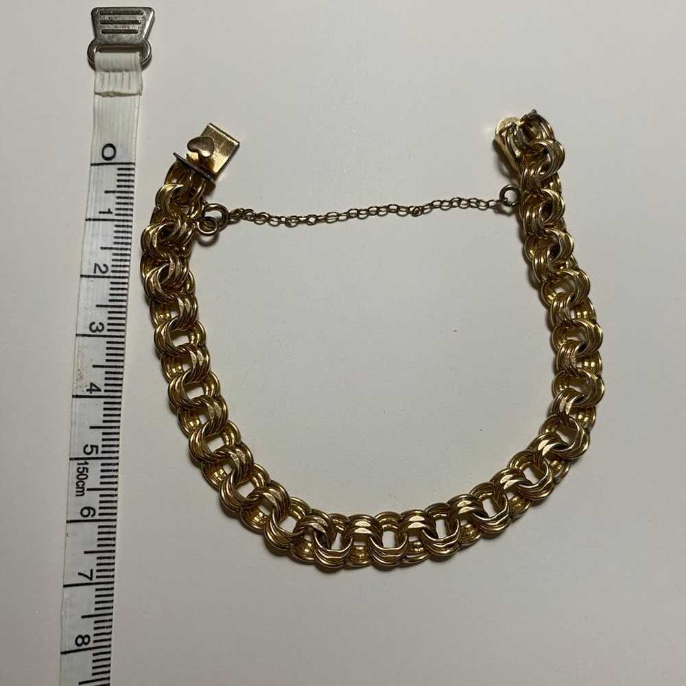 Vintage Elco 12k Gold Filled Bracelet - image 2