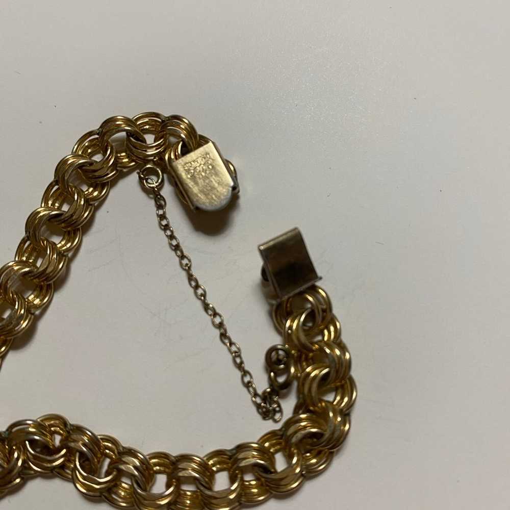 Vintage Elco 12k Gold Filled Bracelet - image 4