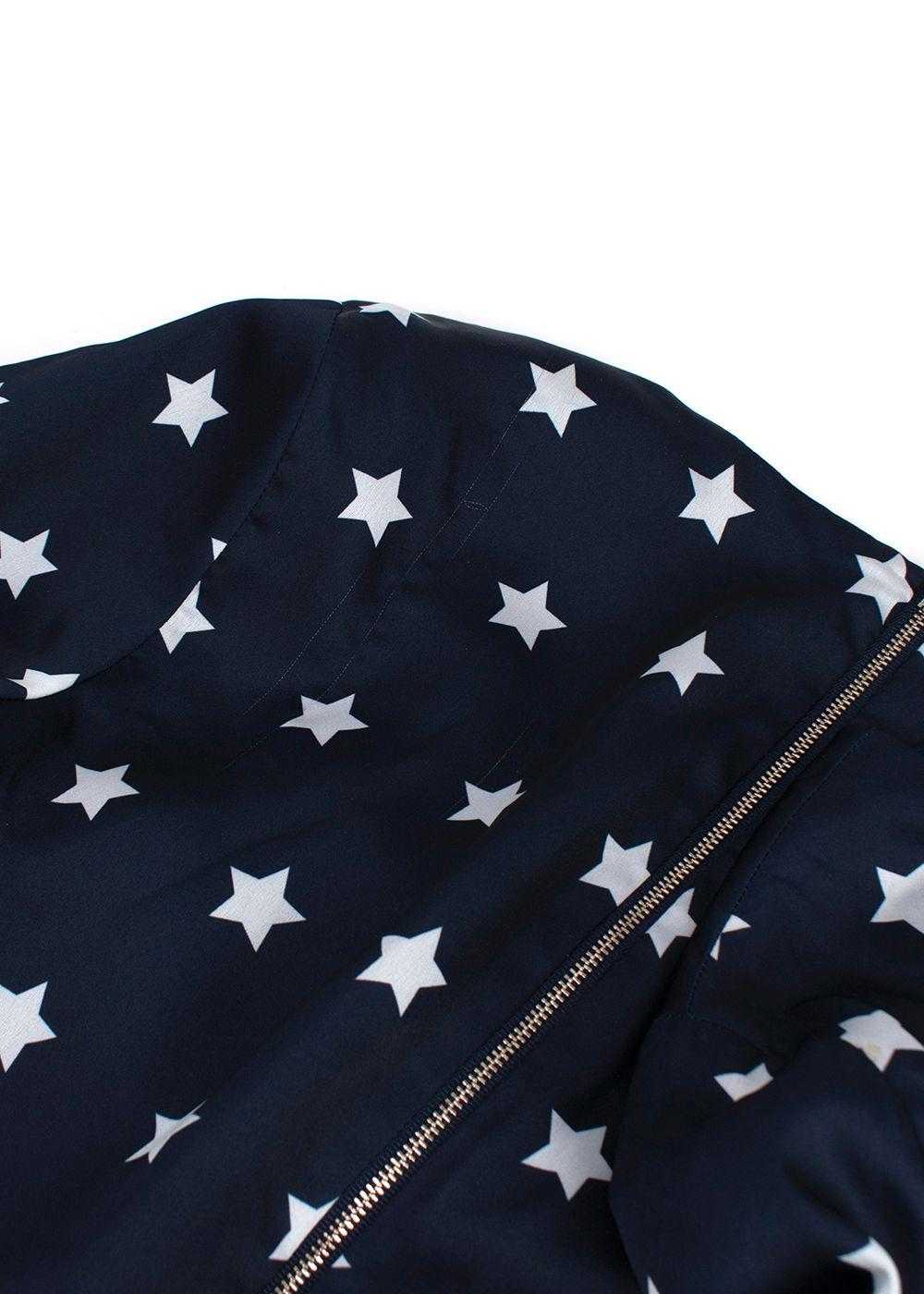 Managed by hewi Self Portrait Navy Star Print Ruf… - image 5