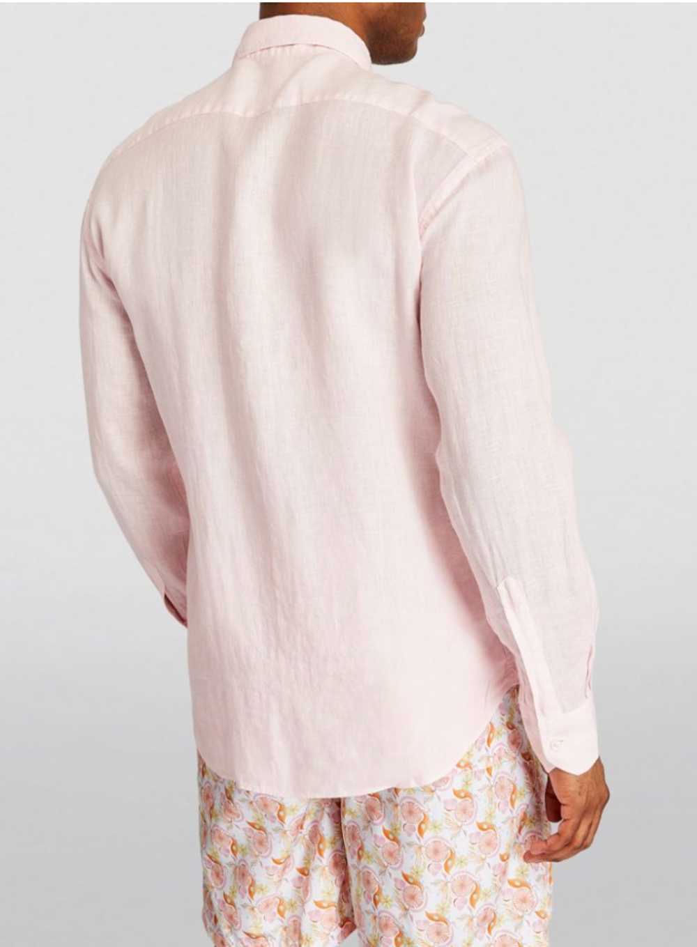 Managed by hewi Fedeli Light Pink Linen Shirt - image 4