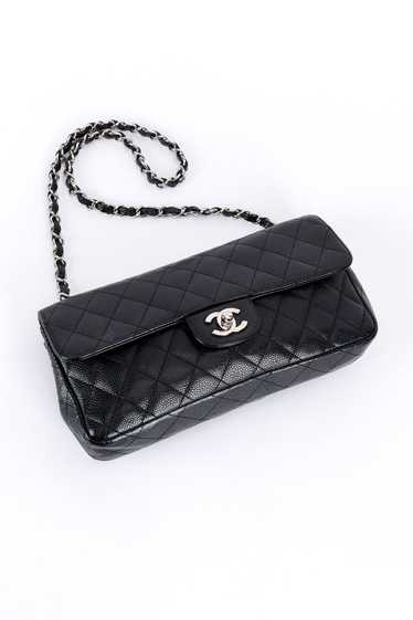 CHANEL East West Quilted Caviar Bag