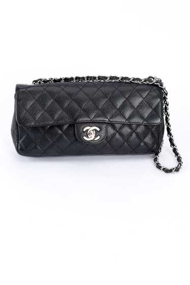 CHANEL East West Quilted Caviar Bag