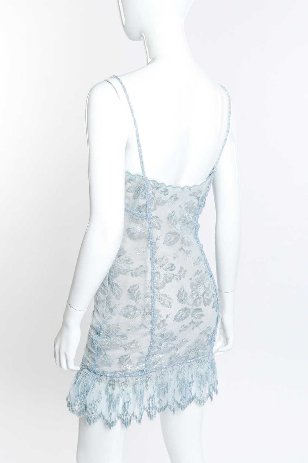 GUY LAROCHE Lace Ruffle Mini Dress - image 3