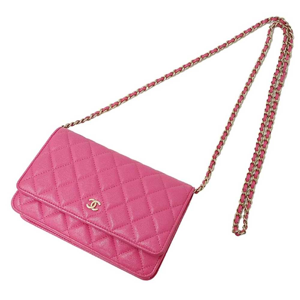Chanel Wallet on Chain leather handbag - image 4