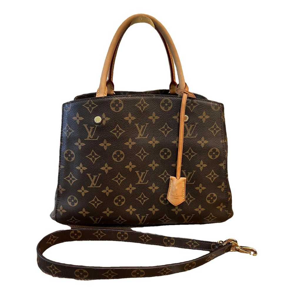 Louis Vuitton Montaigne leather bag - image 1