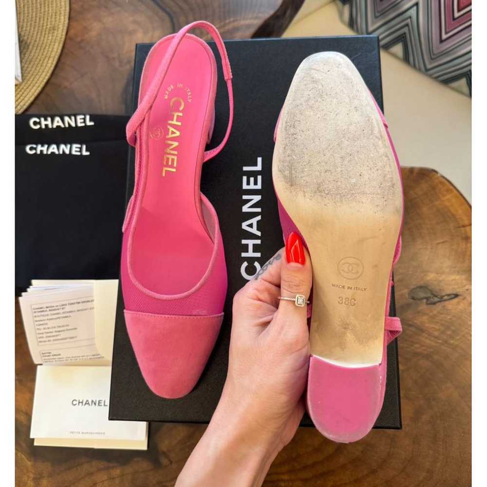 Chanel Slingback cloth sandal - image 6